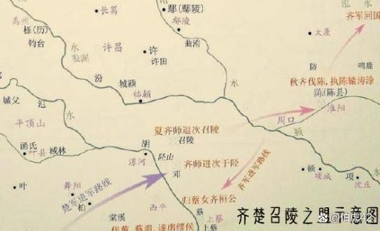 周室不共匡,齐楚两相争&mdash;&mdash;召陵之盟